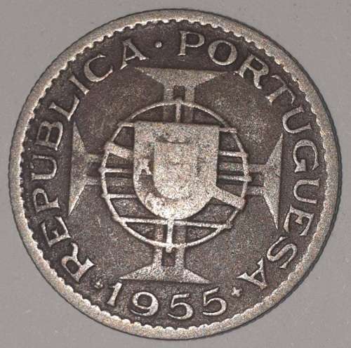1955 - 2.5 ESCUDOS - MOZAMBIQUE - (Copper-Nickel) KM#78